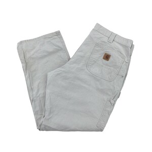 Vintage Men Carhart Loose Fit Hose- W38 L32 Size Male Trousers pre-owned bottoms