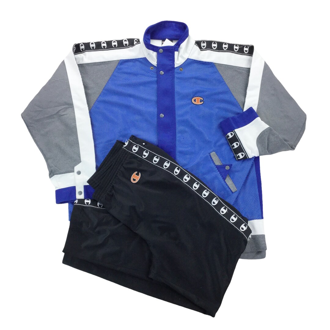 Tracksuit for Adults Champion Blue Men