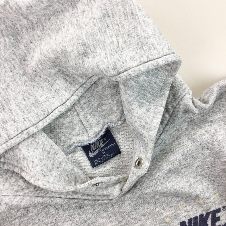 Vintage Nike 80s Beaverton Oregon Hoodie - Damen/M Size Men Pullover Male Jumper pre-owned image 5