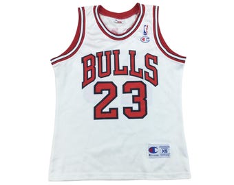 Vintage Champion 90s Jordan Chicago Bulls Trikot - XS Size Men Sport Trikot Male pre-owned Basketball Jersey