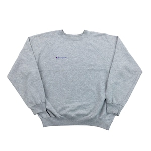 Vintage Champion 90s Basic Sweatshirt - XXL Size Men Pullover Male Jumper pre-owned