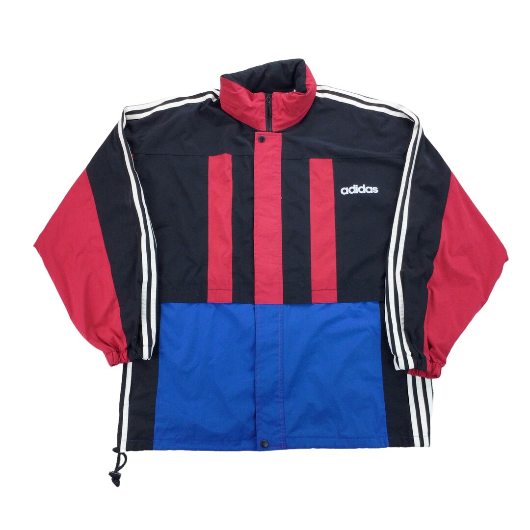 vintage-adidas-90s-coat-medium-size-men-overcoat-male-cloak-etsy