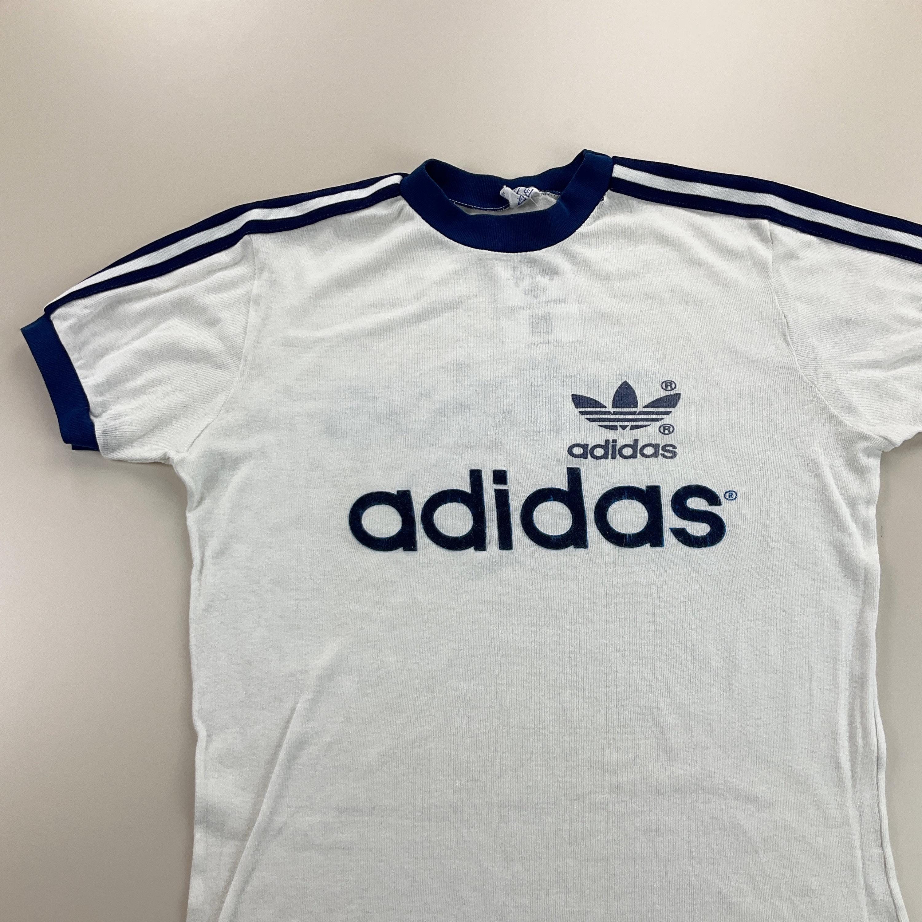 Vintage Adidas 70s T-shirt - Small Size Men Top Male Pre Vintage Adidas 70s T-shirt - Small Size Men Top Male Pre