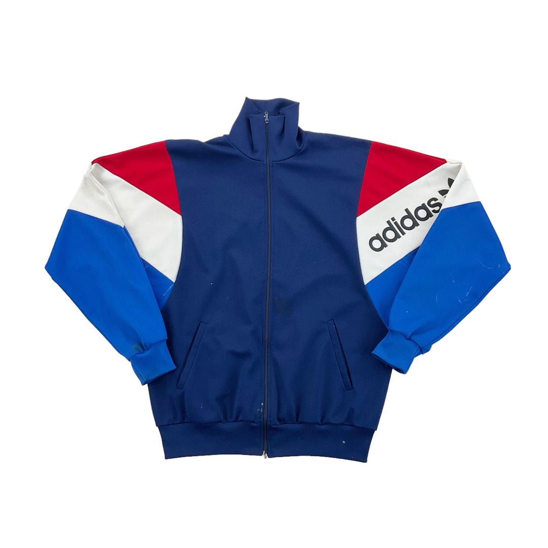 Buy Vintage Adidas 80s Jacke - XL Size Men Overcoat Male Jacket