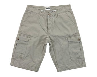 Calça masculina Wrangler Cargo Kurze Hose moderna Y2K - Tamanho W33, calça masculina usada