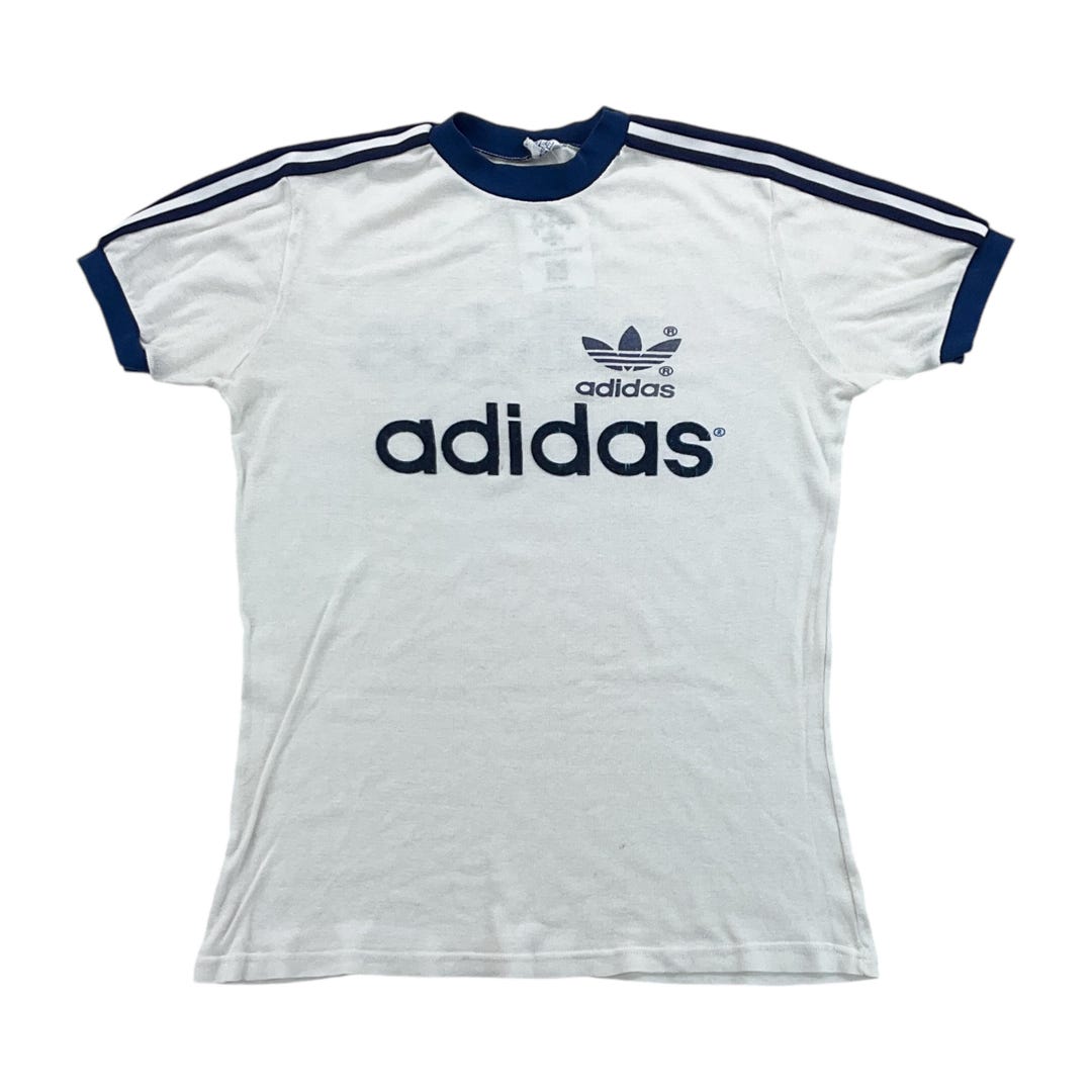 Vintage Adidas 70s T shirt Small Size Men Top Male Pre owned T shirt Etsy