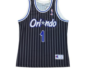 Vintage Champion x Orlando Magic 90s Hardaway Trikot - Large Size Men Sport Trikot Male pre-owned Basketball Jersey