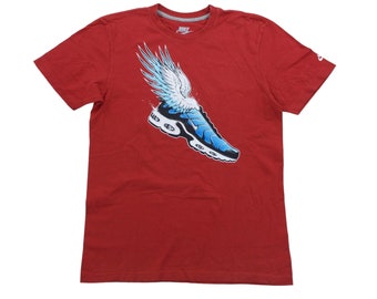 T-shirt graphique Nike TN moderne - Taille moyenne Hommes Top Homme Y2K T-shirt d'occasion