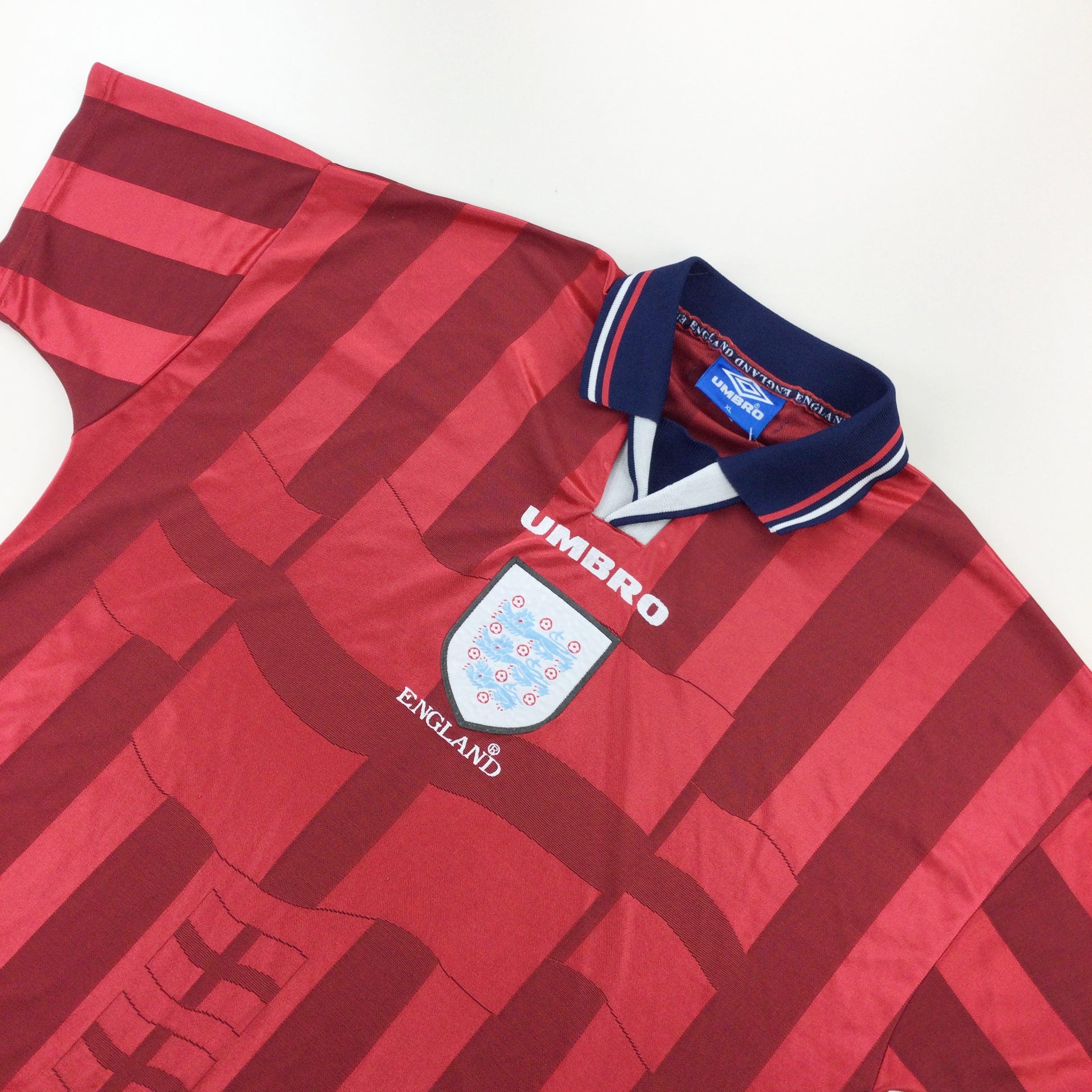 Vintage Umbro X UK England 1997 Football Trikot - XL Size Men
