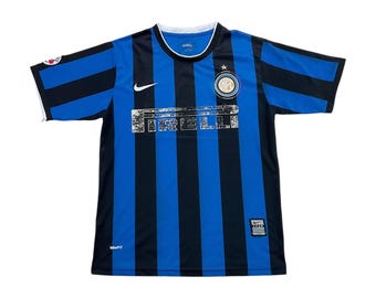 Vintage Nike Inter Mailand Jersey - Medium Size Men Soccer Sport Trikot Male pre-owned Jersey