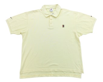 Polo vintage Nike Tennis des années 90 - Polo d'occasion pour homme grande taille avec haut pour homme