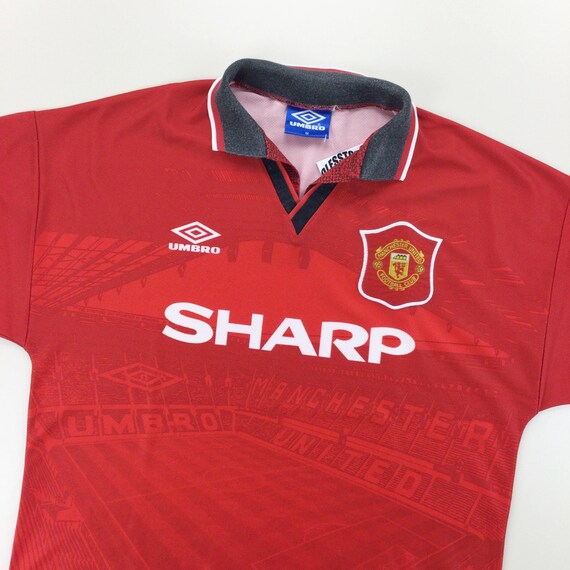 Vintage Umbro Manchester United 1994 Home Jersey Medium Size