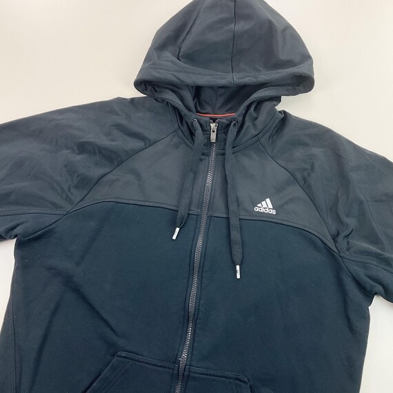 Modern Y2K Adidas Basic Jacke - Large Size Men Ov… - image 3