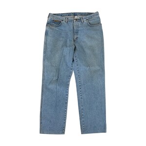 Wrangler 90s Denim Jeans - W38 L34 Size Men Pant Male Trousers pre-owned bottoms image 2