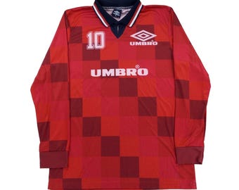 Vintage Flamengo #7 Brasil 1990's Lubrax Umbro Jersey Collectible