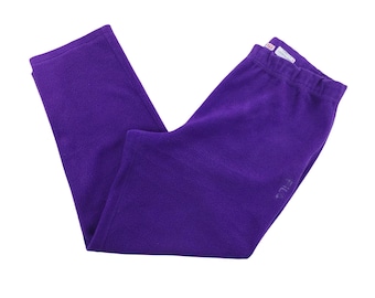 Pantalón deportivo vintage Fila Magic Line de los años 90 de forro polar para hombre, talla XS, de algodón, usado.