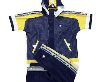 Vintage Champion 90s Sport Trainingsanzug - XS Size Men Sport Suit Male pre-owned Tracksuit