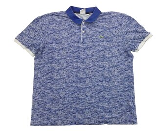 Modern Lacoste Polo Shirt - XL Size Y2K Men Top Male pre-owned Polo Shirt