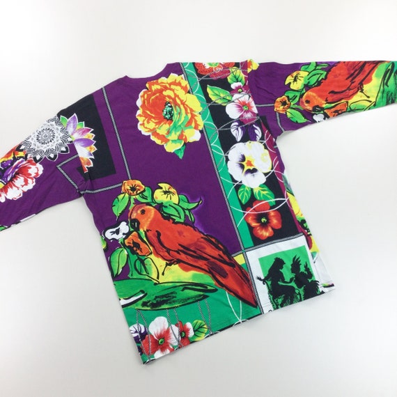 Vintage Versace 90s long T-Shirt - Large Size Men… - image 6