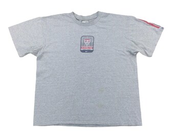 Vintage Nike 90s US National Team T-Shirt - Large Size Men Top Male pre-owned T-Shirt