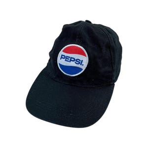 Modern Y2K Pepsi 00s Logo Cap Men Headwear Male Cappy pre-owned head cover