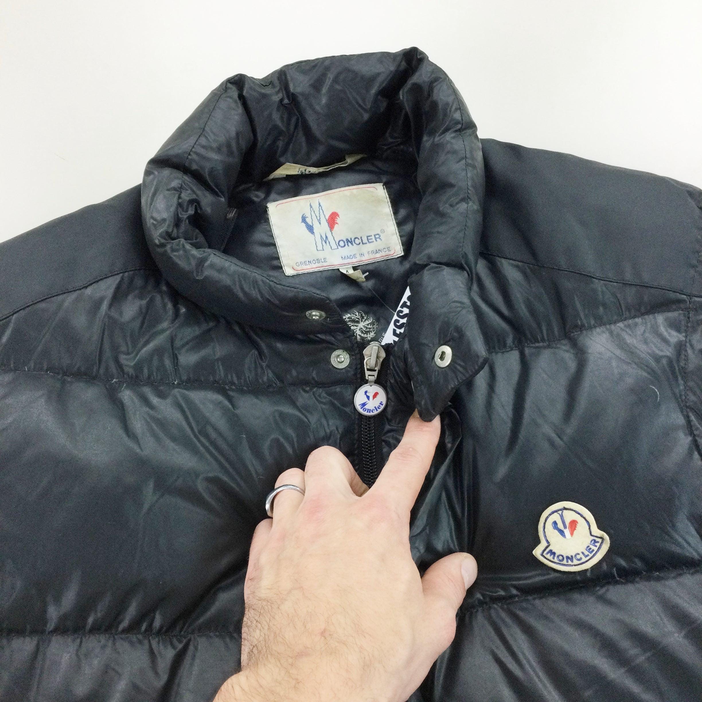 Vintage Moncler 80s Grenoble Puffer Jacke - 4/XL Size Men Winter