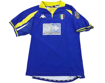Vintage Kappa Juventus Turijn uit 1998 Trikot - XL heren voetbal sport Trikot tweedehands herenshirt