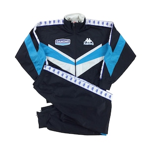 Vintage Kappa 1992 Juventus Turijn Danone Trainingsanzug - klein heren sportpak, tweedehands trainingspak heren