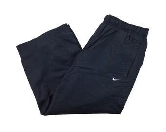 Pantalon de survêtement Nike des années 90 pour homme vintage - pantalons de sport pour hommes de petite taille d'occasion