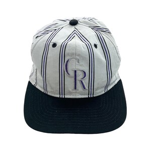 Vintage Starter 90s MLB Colorado Rockies Cap Men Headwear Male Cappy pre-owned head cover