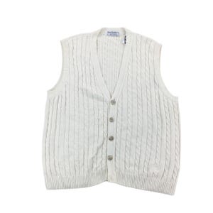Vintage Burberry 90s Cardigan Weste - XL Size Men Pullunder Male Jumper pre-owned sleveless