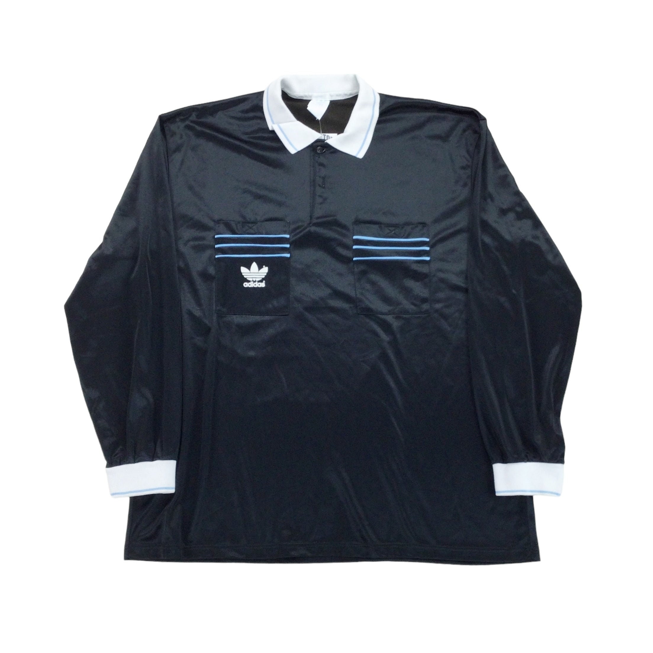 Vintage Adidas 80s Referee Jersey XXL Size Men Soccer Sport Trikot 
