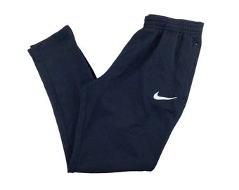 Vintage hombres Nike Swoosh Track Pant Jogger - Pantalón deportivo masculino de tamaño mediano pantalones usados