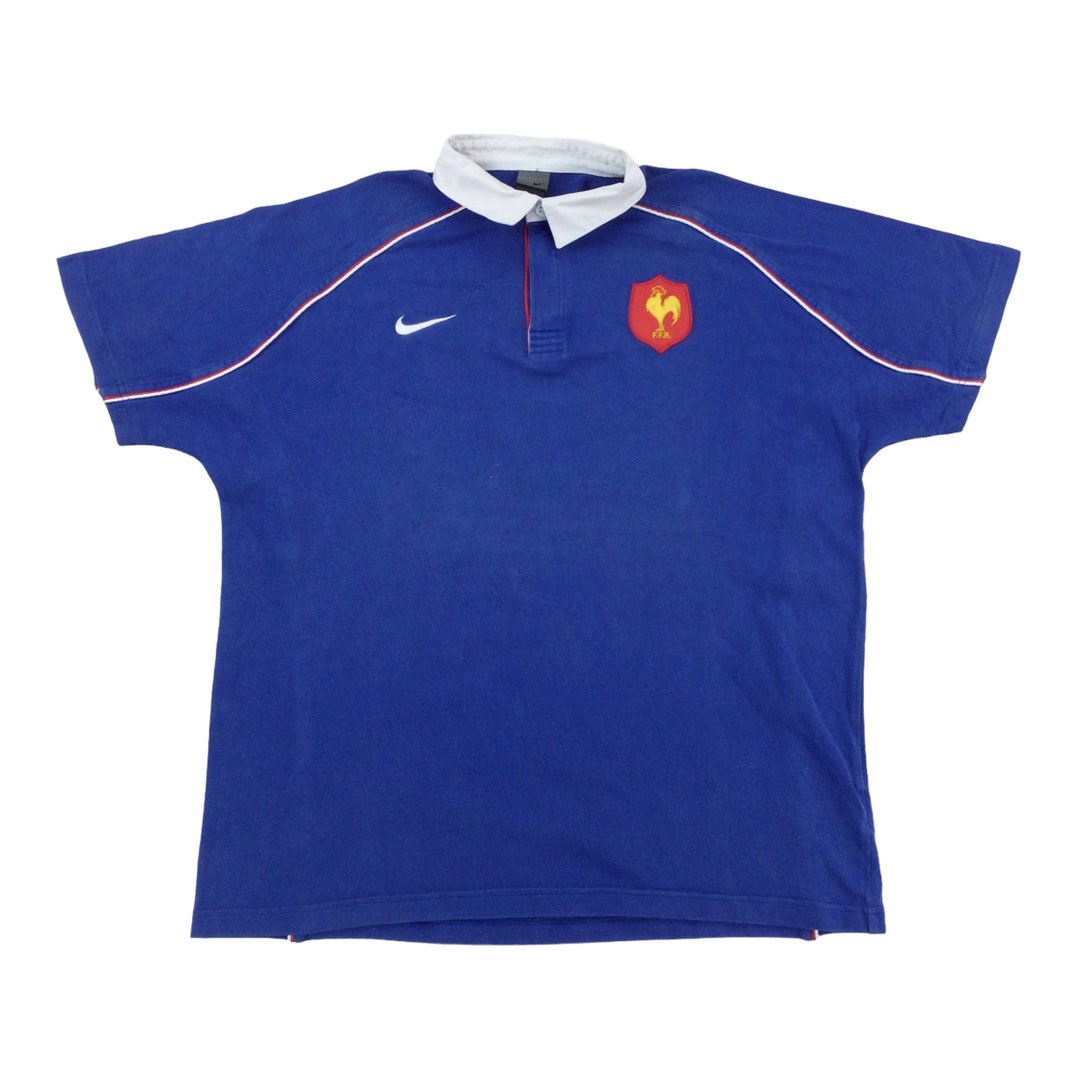 Vintage Nike X France 00s Rugby Jersey XXL Size Men Top Male Etsy