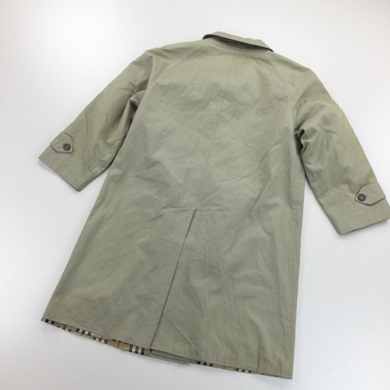 Vintage Burberry Trench Coat - Small Size Men Ove… - image 9