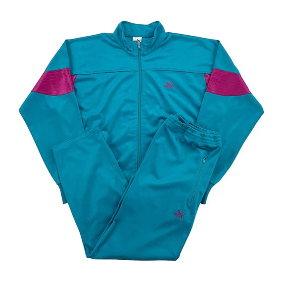 Vintage Puma 90s Trainingsanzug Medium Size Men Sport Suit Male