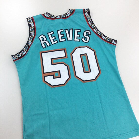 Vintage Champion 90s Vancouver Grizzlies NBA 'reeves' Trikot