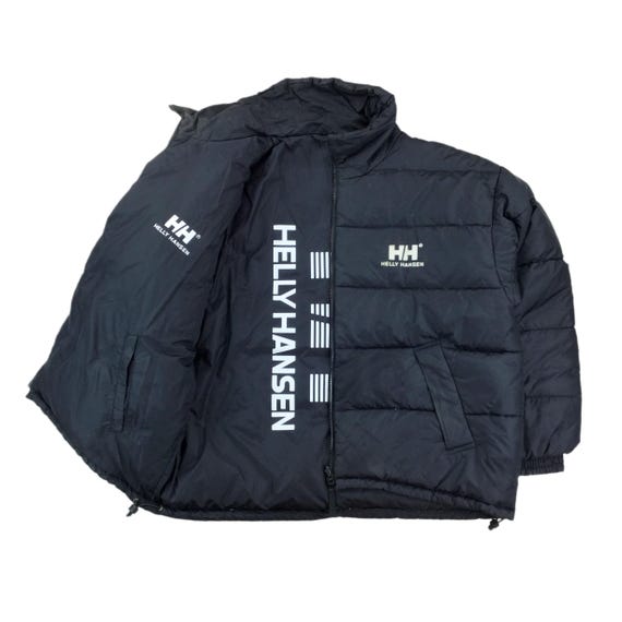 Vintage Helly Hansen 90s Reversible Puffer Jacke - XL Size Men