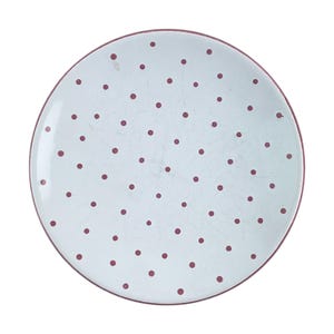 Austria Pintado a mano Gmundner Keramik Unterteller Tupferl Rosa Ø15cm Platos Keramos hechos a mano