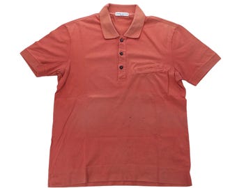 Vintage Stone Island 90s Polo Shirt - XL Size Men Top Male pre-owned Polo Shirt