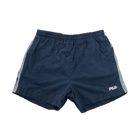 Modern Y2K Men Fila Sport Shorts - Large Size Male Pant Pre-owned