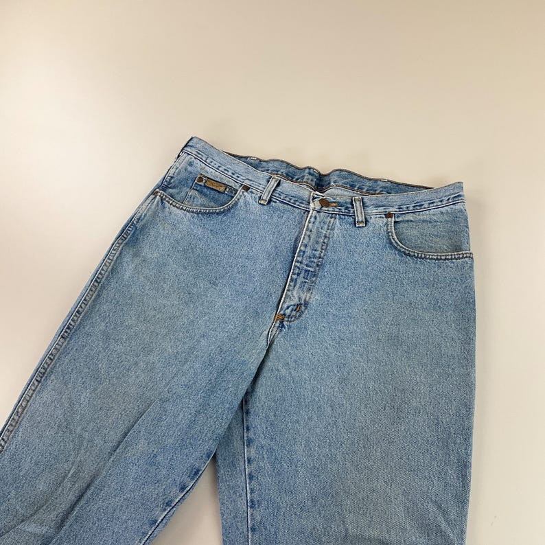 Wrangler 90s Denim Jeans - W38 L34 Size Men Pant Male Trousers pre-owned bottoms image 4