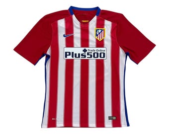 Vintage Nike Atletico Madrid 2015/2016 Fußball Trikot - Medium Size Men Soccer Sport Trikot Male pre-owned Jersey