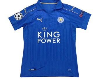 Vintage Puma Leicester City 2016/2017 Trikot - Kleine Größe Männer Fußball Sport Trikot Männer gebrauchtes Trikot