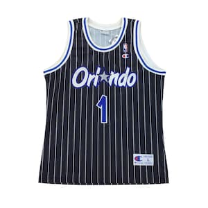 Vintage Champion x Orlando Magic 90s Hardaway Trikot - Large Size Men Sport Trikot Male pre-owned Basketball Jersey