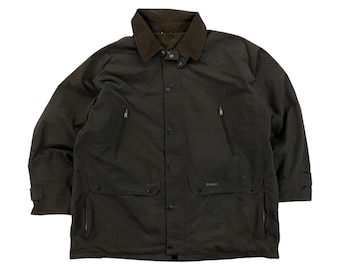 英国製Barbour COWEN COMMANDO JACKET Barbour A550 Cowen Commando Wax Jacket Men Green Olive Large