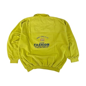 Vintage Lero Fashion 80s Sweatshirt - XL Size Men Pullover Male Jumper pre-owned