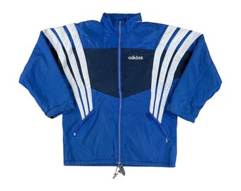 Vintage Adidas 90s Outdoor Jacke - Medium Size Men Overcoat Male Jacket pre-owned
