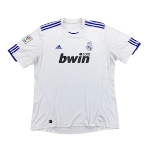 Vintage Adidas Real Madrid 2010 Jersey - XL Size Men Soccer Sport Trikot Male pre-owned Jersey