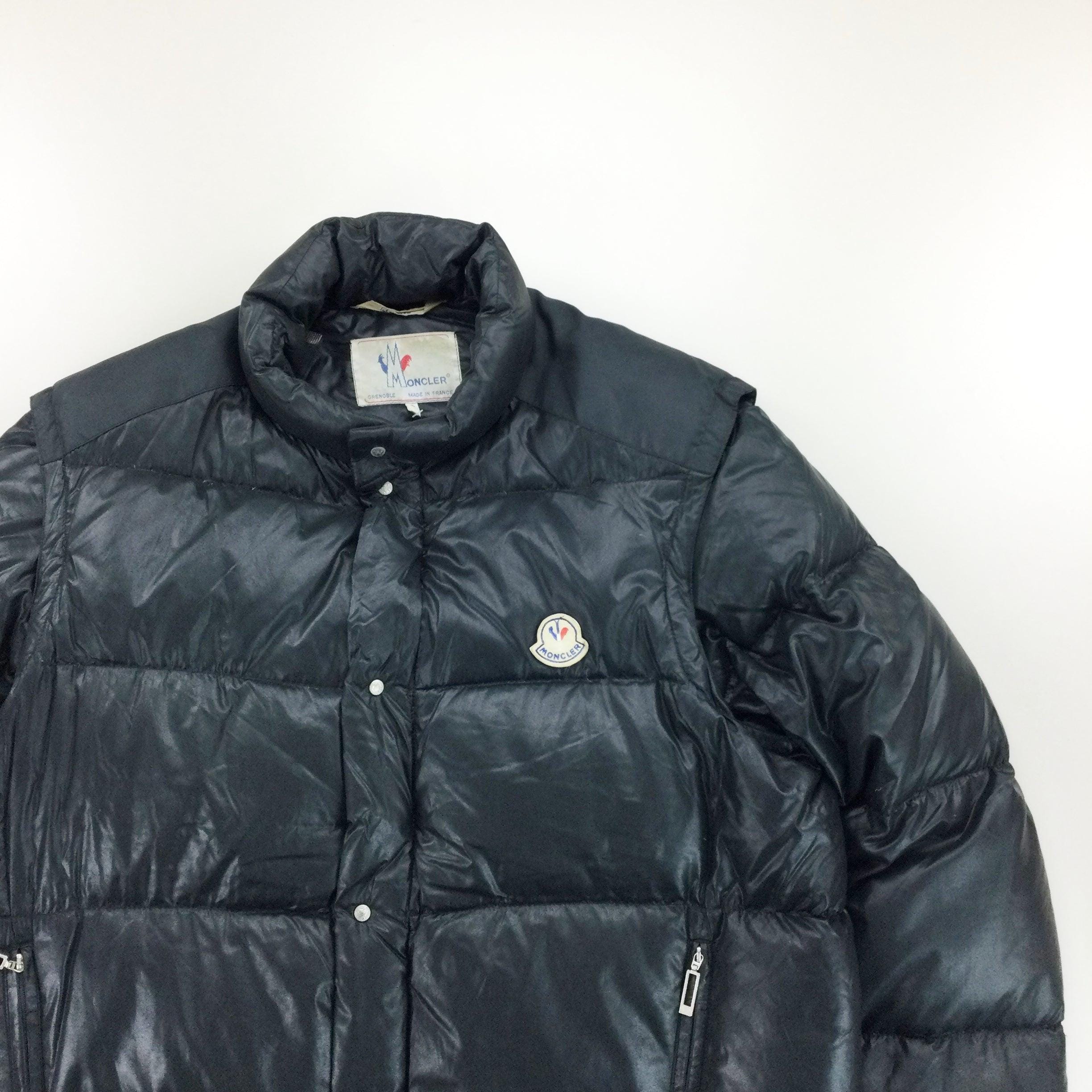 Vintage Moncler 80s Grenoble Puffer Jacke - 4/XL Size Men Winter